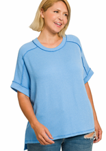 Load image into Gallery viewer, Carson Ribbed Short Sleeve Top (8 Colors)