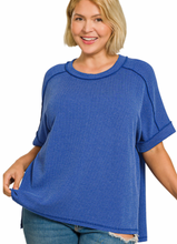 Load image into Gallery viewer, Carson Ribbed Short Sleeve Top (8 Colors)