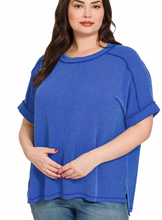 Load image into Gallery viewer, Carson Ribbed Short Sleeve Top (8 Colors)