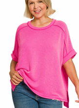 Load image into Gallery viewer, Carson Ribbed Short Sleeve Top (8 Colors)