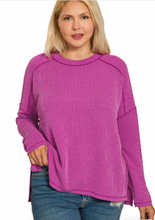 Load image into Gallery viewer, Carson Long Sleeve Ribbed Top (7 colors)