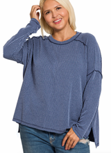 Load image into Gallery viewer, Carson Long Sleeve Ribbed Top (7 colors)