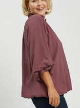 Load image into Gallery viewer, Effortlessly Yours Bubble Hem Top