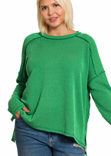 Load image into Gallery viewer, Restocked! Carson Ribbed Long Sleeve Top (8 Colors)