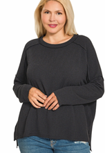 Load image into Gallery viewer, Restocked! Carson Ribbed Long Sleeve Top (8 Colors)