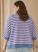 Load image into Gallery viewer, Taylor Striped Oversized Top