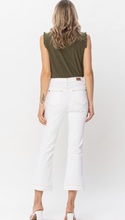 Load image into Gallery viewer, Ecru Kick Flare Cropped Jeans