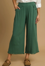 Load image into Gallery viewer, Best Seller! Ashley Frayed Hem Linen Blend Pants (5 Colors)