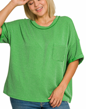 Load image into Gallery viewer, Carson Ribbed Short Sleeve Top (8 Colors)