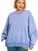Load image into Gallery viewer, It's Back! Bowie Oversized Fleece Sweatshirt (5 Colors)