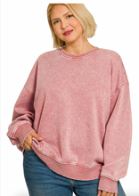 Load image into Gallery viewer, It's Back! Bowie Oversized Fleece Sweatshirt (5 Colors)