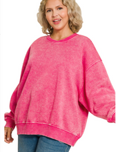 Load image into Gallery viewer, It's Back! Bowie Oversized Fleece Sweatshirt (5 Colors)