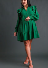 Load image into Gallery viewer, Janie Tiered Ruffle Long Sleeve Dress