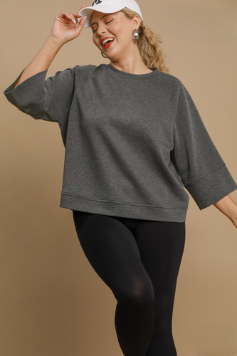 Raegan 3/4 Sleeve Crewneck Top