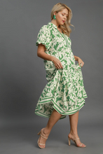 Load image into Gallery viewer, Restocked! Lana Botanical Garden Midi in Green