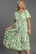 Load image into Gallery viewer, Restocked! Lana Botanical Garden Midi in Green