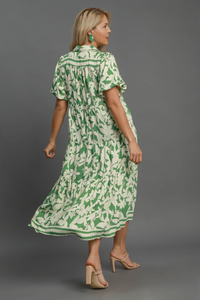 Restocked! Lana Botanical Garden Midi in Green