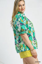 Load image into Gallery viewer, Emma Abstract Floral Top