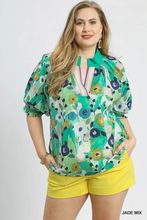 Load image into Gallery viewer, Emma Abstract Floral Top