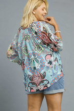 Load image into Gallery viewer, McKenna Paisley Floral Print Top