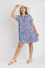 Load image into Gallery viewer, Lexie Floral Paisley Mixed Print Tiered Dress (2 colors)