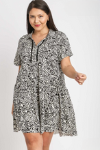 Load image into Gallery viewer, Lexie Floral Paisley Mixed Print Tiered Dress (2 colors)