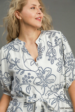 Load image into Gallery viewer, Mina Floral Print Belted Dress