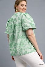 Load image into Gallery viewer, Keely Embroidered Floral Print Top