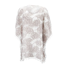 Load image into Gallery viewer, Restocked! Coconut Palms Pom Pom Cover Up