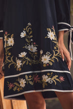 Load image into Gallery viewer, Midnight Garden Embroidered Dress