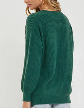 Load image into Gallery viewer, Alaina Ribbed V-Neck Sweater