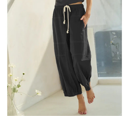 Sadie Balloon Shaped Cotton Pants