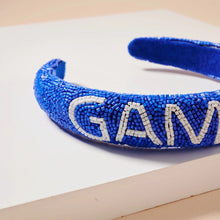 Load image into Gallery viewer, Game Day Seed Beaded Headband