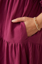 Load image into Gallery viewer, Marla Smocking Detailed Puff Sleeve Tiered Dress