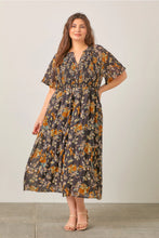 Load image into Gallery viewer, Jemma Floral Button Up Midi Dress