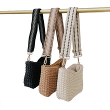 Load image into Gallery viewer, Staycation Straw Shoulder &amp; Crossbody Bag (2 colors)