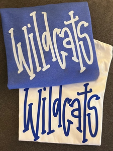 Wildcats Sweatshirt in Blue or White