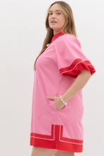 Load image into Gallery viewer, Brinley Linen Blend Colorblock Dress