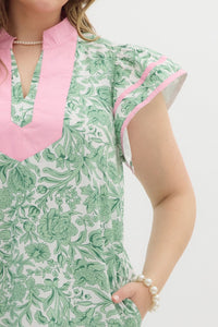 Saylor Cap Sleeve Midi Dress