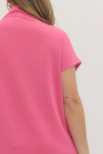 Load image into Gallery viewer, Filly Pink Mock Neck Dress