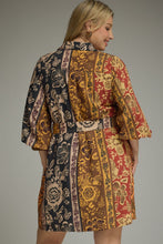 Load image into Gallery viewer, Coraline Botanical Print Puff Sleeve Dress