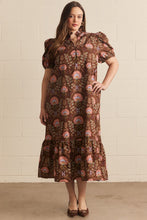 Load image into Gallery viewer, Autumn Romance Floral Midi Dress