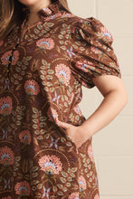 Load image into Gallery viewer, Autumn Romance Floral Midi Dress