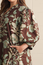 Load image into Gallery viewer, Marla Floral Dress in Brown