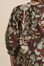 Load image into Gallery viewer, Marla Floral Dress in Brown