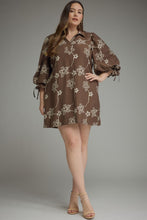 Load image into Gallery viewer, Reed Floral 3/4 Balloon Sleeve Dress
