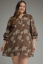 Load image into Gallery viewer, Reed Floral 3/4 Balloon Sleeve Dress