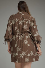 Load image into Gallery viewer, Reed Floral 3/4 Balloon Sleeve Dress