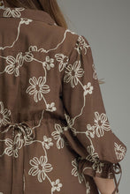Load image into Gallery viewer, Reed Floral 3/4 Balloon Sleeve Dress