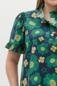 Jackie Retro Floral Top